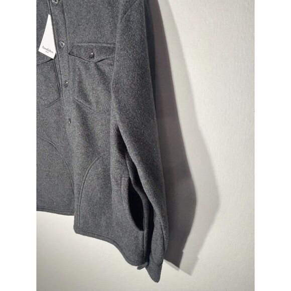 Goodfellow & Co Men’s Wool Blend Shirt Jacket Gray Shacket Size Large NWT - Picture 2 of 5
